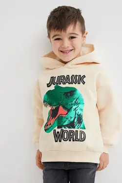 هودی پسرانه بژ روشن اچ اند ام