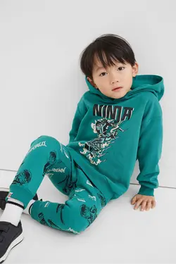 هودی پسرانه سبز اچ اند ام