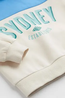 هودی پسرانه آبی اچ اند ام