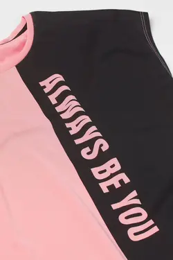 لباس ورزشی دخترانه صورتی روشن اچ اند ام