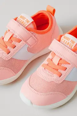 کفش ورزشی دخترانه صورتی روشن/ زردآلو اچ اند ام