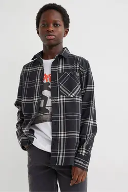 تی شرت پسرانه سیاه اچ اند ام