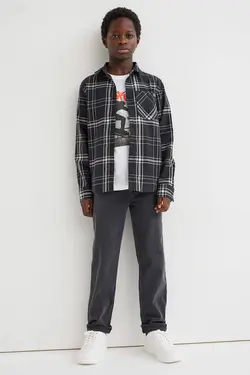 تی شرت پسرانه سیاه اچ اند ام