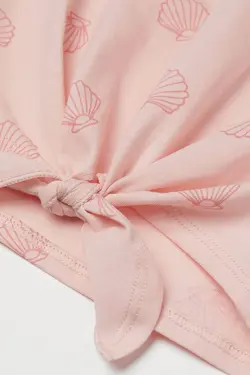 ست لباس راحتی تاپ و شلوارک دخترانه اچ اند ام