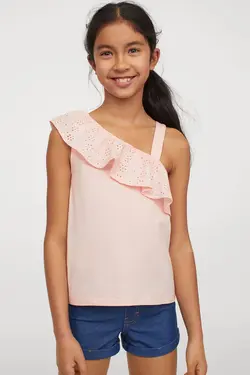 ست لباس راحتی تاپ و شلوارک دخترانه اچ اند ام