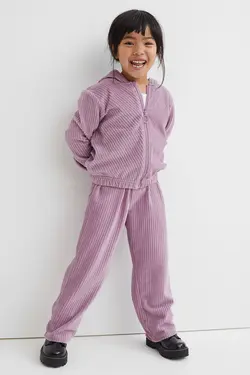 ست لباس راحتی دخترانه بنفش روشن اچ اند ام