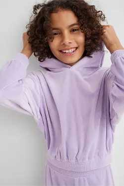 ست لباس راحتی دخترانه بنفش روشن اچ اند ام