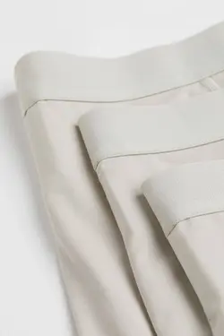 شورت باکسر مردانه بژ روشن اچ اند ام