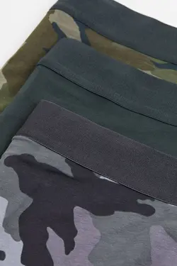 شورت باکسر مردانه خاکی اچ اند ام