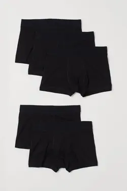 شورت باکسر مردانه سیاه اچ اند ام