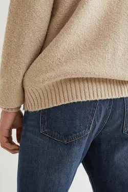 شلوار جین relax fitمردانه  آبی تیره اچ اند ام