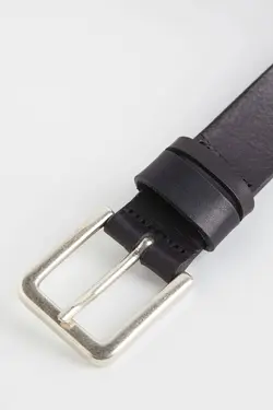 کمربند مردانه سیاه اچ اند ام