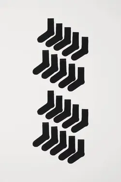 جوراب مردانه سیاه اچ اند ام