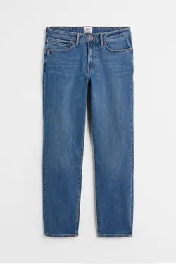 شلوار جین regular fitمردانه آبی تیره اچ اند ام