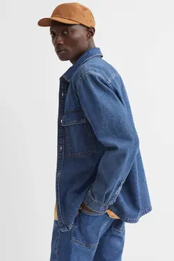 شلوار جین regular fitمردانه آبی تیره اچ اند ام