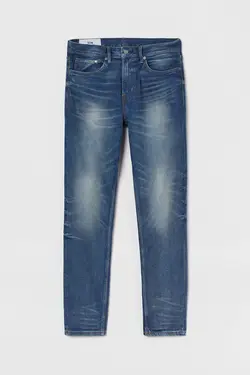 شلوار جین جذب مردانه آبی اچ اند ام