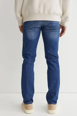 شلوار جین جذب مردانه آبی اچ اند ام