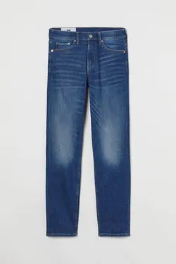 شلوار جین جذب مردانه آبی اچ اند ام