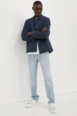 شلوار جین جذب مردانه آبی روشن اچ اند ام