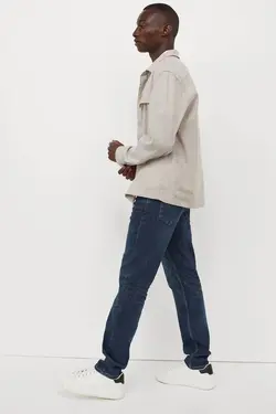 شلوار جین جذب مردانه آبی تیره اچ اند ام