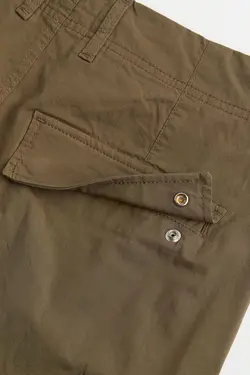 شلوار شش جیب مردانه خاکی تیره اچ اند ام