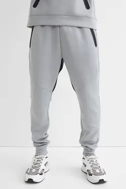 شلوار جاگر مردانه خاکستری روشن اچ اند ام