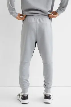 شلوار جاگر مردانه خاکستری روشن اچ اند ام