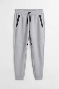 شلوار جاگر مردانه خاکستری روشن اچ اند ام