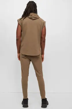 شلوار جاگر مردانه خاکی اچ اند ام