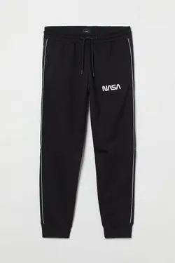 شلوار جاگر مردانه سیاه اچ اند ام