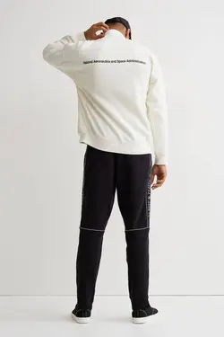 شلوار جاگر مردانه سیاه اچ اند ام