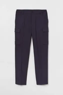 شلوار جاگر مردانه آبی تیره اچ اند ام