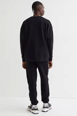 شلوار جاگر مردانه سیاه اچ اند ام