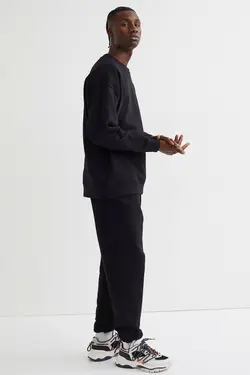 شلوار جاگر مردانه سیاه اچ اند ام