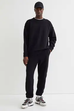 شلوار جاگر مردانه سیاه اچ اند ام