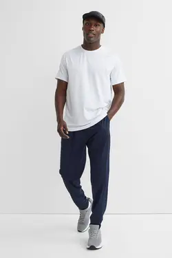 شلوار جاگر مردانه سرمه ای اچ اند ام