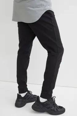 شلوار جاگر مردانه سیاه اچ اند ام