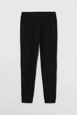 شلوار جاگر مردانه سیاه اچ اند ام