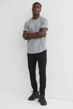 شلوار جاگر مردانه سیاه اچ اند ام