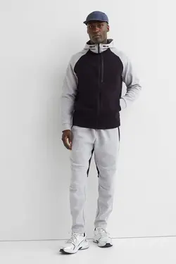 شلوار جاگر مردانه خاکستری روشن اچ اند ام