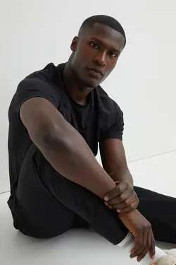 شلوار جاگر مردانه سیاه اچ اند ام