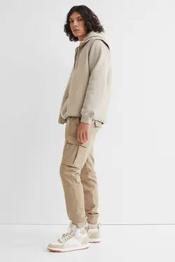 شلوار جاگر مردانه بژ اچ اند ام