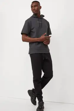 شلوار جاگر مردانه سیاه اچ اند ام