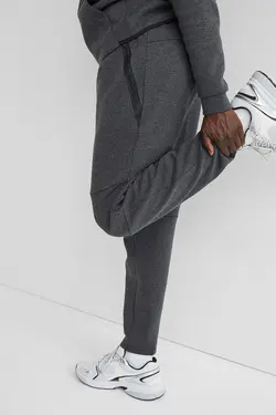 شلوار جاگر مردانه خاکستری تیره اچ اند ام