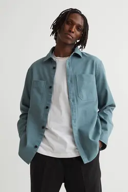 شکت مردانه فیروزه ای اچ اند ام