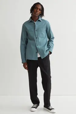 شکت مردانه فیروزه ای اچ اند ام