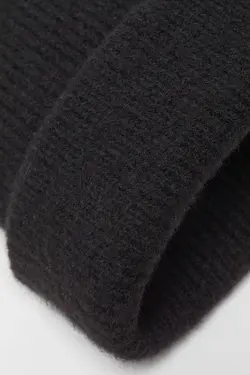 کلاه بافت مردانه سیاه اچ اند ام