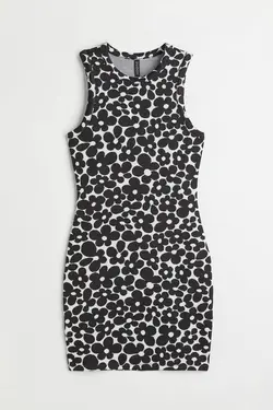 پیراهن کوتاه زنانه سیاه اچ اند ام