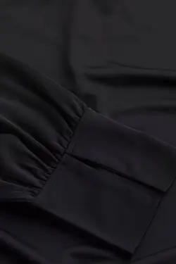 پیراهن آستین بلند زنانه سیاه اچ اند ام