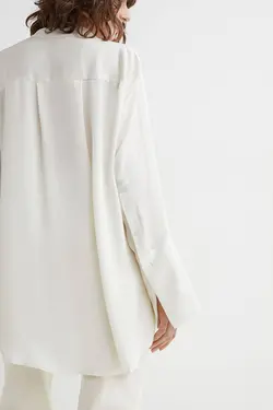 تونیک زنانه سفید اچ اند ام